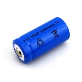 Επαναφορτιζόμενη μπαταρία 1300mAh 16340/CR123A 3.7v Battery