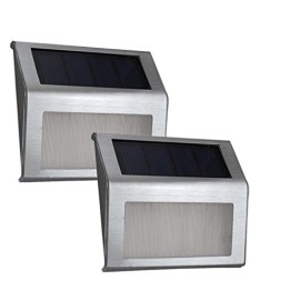 Σετ 2 ηλιακά φώτα εξωτερικού χώρου LED για σκάλες