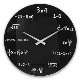 Ρολόι Τοίχου Μαθηματικά