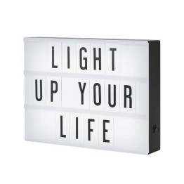 Φωτιζόμενος Πίνακας Μηνυμάτων Light Box Α4 με 100 Κάρτες