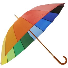 Ομπρέλα Βροχής Ουράνιο Τόξο 16 Ακτίνων - 110 εκατοστά