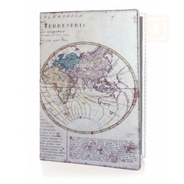 Θήκη Διαβατηρίου και Καρτών RIFD Προστασία - Old Map
