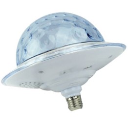 LED Λάμπα με Φωτορυθμικά και Ηχείο Bluetooth Crystal Magic Ball