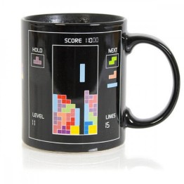 Μαγική κούπα που αλλάζει χρώμα Tetris - Thermosensitive Tetris Mug
