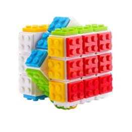 Μαγικός Κύβος του Ρούμπικ με Τουβλάκια - Building Blocks Cube