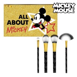 Σετ Πινέλων Μακιγιάζ και Θήκη - Mickey Mouse Make Up Brushes