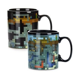 Κεραμική Μαγική Κούπα που Αλλάζει Χρώμα - Minecraft Mug XL