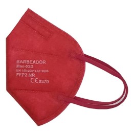 Barbeador Παιδική Μάσκα FFP2 Max-02D Υψηλής Προστασίας Κόκκινο 20τμχ 