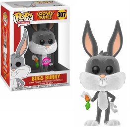Funko POP Animation Looney Tunes - Bugs Bunny (Flocked) 307 Vinyl Figure Exclusive 