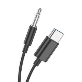 Καλώδιο Ήχου USB 2.0 Cable USB-C male - 3.5mm male 1m - Μαύρο