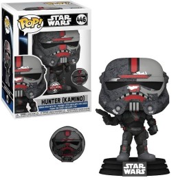 Funko POP Star Wars - Hunter (Kamino) with Pin 446 Bobble-Head Special Edition Exclusive
