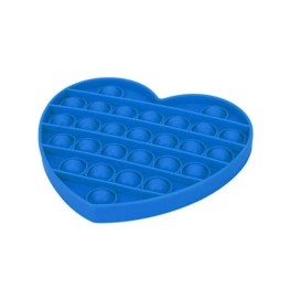 Anti Stress Fidget Bubble Pop Αγχολυτικό Παιχνίδι Καρδιά Μπλε