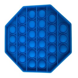 Anti Stress Fidget Bubble Pop Αγχολυτικό Παιχνίδι Οκτάγωνο Μπλε