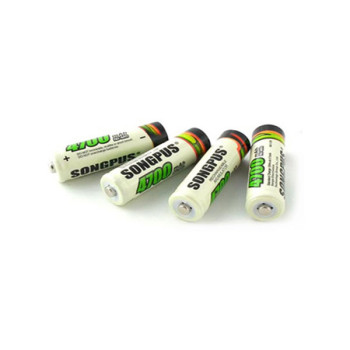 Επαναφορτιζόμενη μπαταρία AA SONGPUS Νi-MH 1,2V - 2700mAh - 4 τεμάχια