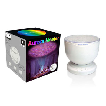 Προτζέκτορας LED Θαλάσσια Κύματα με Ηχείο - Aurora Master Projector