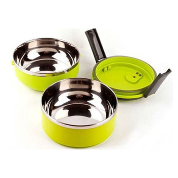 Διπλό Αεροστεγές Φαγητοδοχείο Θερμός 1,4 L με Εσωτερική Ισοθερμική Ανοξείδωτη Επιφάνεια