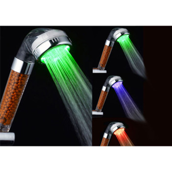 Τηλέφωνο Ντουζιέρας Spa με φωτισμό LED & Φίλτρο Αρνητικών Ιόντων