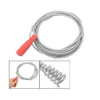 Ατσαλίνα Για Ξεβούλωμα Αποχετεύσεων Μήκους 1,5 Μέτρου