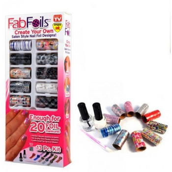 Σετ Διακόσμησης Νυχιών 13 τεμαχίων Fab Foils