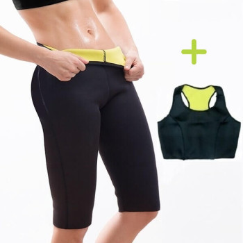 Σετ Βερμούδα Κολάν & Top Εφίδρωσης και Αδυνατίσματος