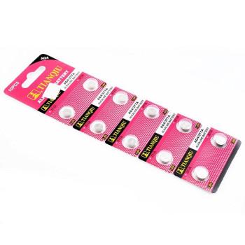 Αλκαλική Μπαταρία CELL 1,5V AG4 LR66 Σετ 10 Τεμαχίων