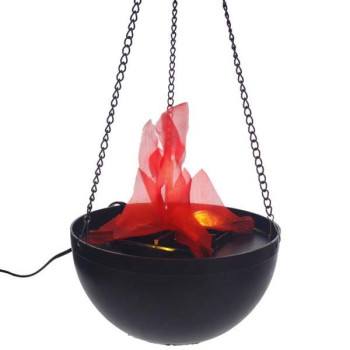 Κρεμαστό Διακοσμητικό φωτιστικό 20εκ. με εφέ φλόγας