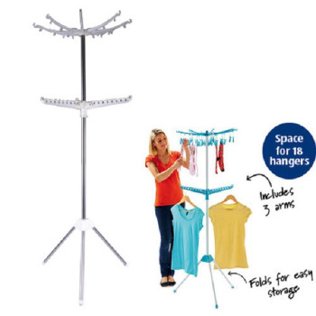 Πρακτική Κρεμάστρα Απλώστρα Ρούχων 1,63εκ