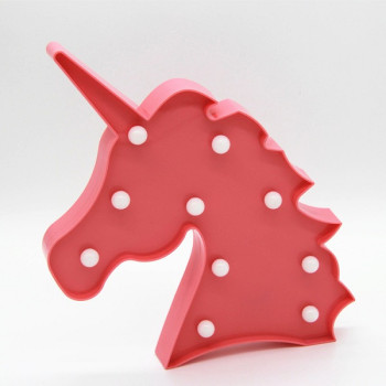 Διακοσμητικό φωτιστικό led κεφάλι μονόκερου