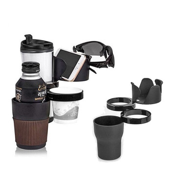 Πολυχρηστική Ποτηροθήκη, Θήκη και Βάση Κινητού Αυτοκινήτου 5 σε 1