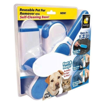 Αυτοκαθαριζόμενη Βούρτσα για Σκύλους και Γάτες τύπου Fur Wizard