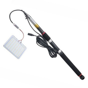 Τηλεσκοπικό φωτιστικό LED για ψάρεμα 12V με τηλεχειριστήριο
