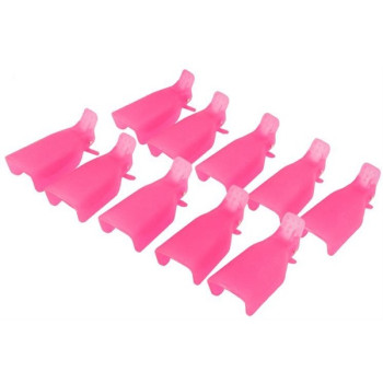 Σετ 10 Κλιπς για Αφαίρεση Βερνικιών και Τεχνητών Νυχιών