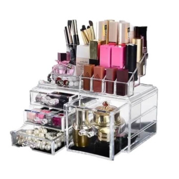 Διάφανη Κοσμηματοθήκη για Κοσμήματα και Καλλυντικά Sx3 και Lx1