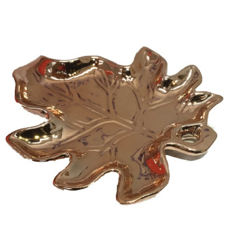 Διακοσμητικό Πιάτο για τα Κοσμήματα Φύλλο Φθινοπωρινό