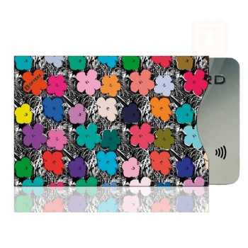 Θήκη Πιστωτικής Κάρτας Για Προστασία των Ανέπαφων Συναλλαγών RFID/NFC - Flowers