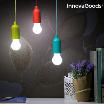 Φορητή Λάμπα LED με Κορδόνι InnovaGoods
