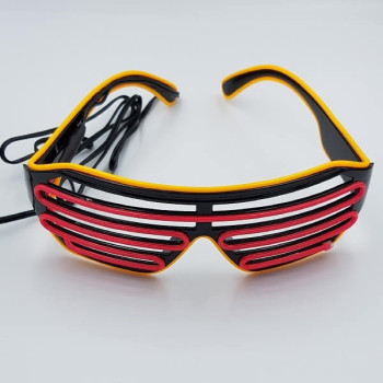 Γυαλιά με Διπλό led φωτισμό για Πάρτυ Ροζ