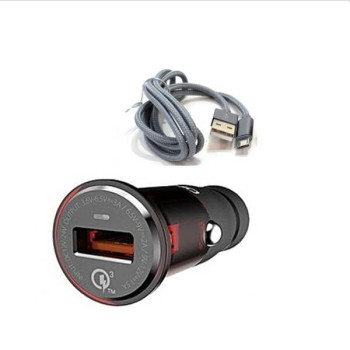 Φορτιστής Αυτοκινήτου Smart Charger C304Q με Καλώδιο Micro USB