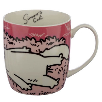 Πορσελάνινη Κούπα Simon's Cat Ροζ - Simon's Cat Pink Mug