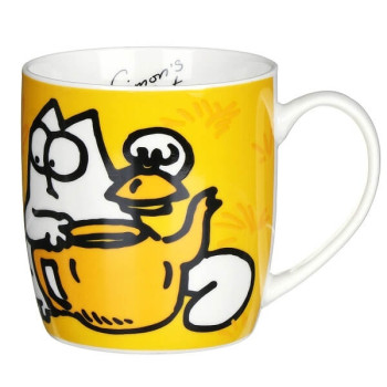 Πορσελάνινη Κούπα Simon's Cat Κίτρινο- Simon's Cat Yellow Mug