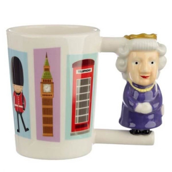 Κούπα με λαβή σε σχήμα Queen Elizabeth - Queen Elizabeth Mug