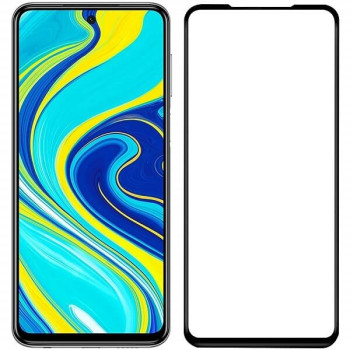 Tempered Glass Full Glue 9H για Xiaomi NOTE 9 Black