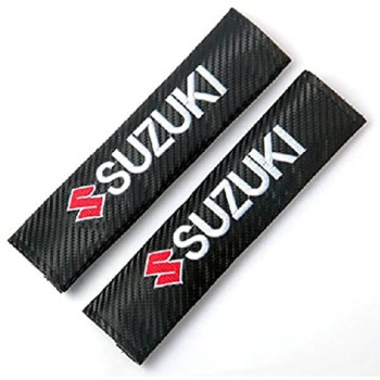 Μαξιλαράκια Ζώνης Carbon Suzuki σετ 2 τεμαχίων