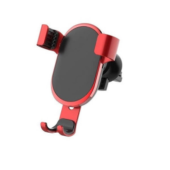 Βάση Στήριξης Κινητού για τον Αεραγωγό του Αυτοκίνητου Κόκκινο