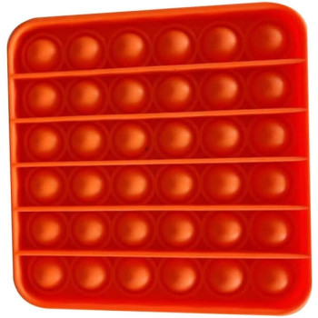 Anti Stress Fidget Bubble Pop Αγχολυτικό Παιχνίδι Τετράγωνο Κόκκινο