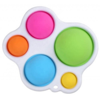 Pop it Fidget Simple Dimple Αγχολυτικό Παιχνίδι Παλέτα Λευκό