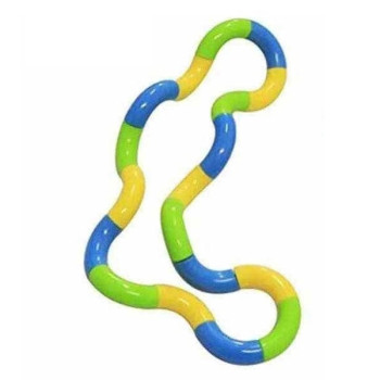 Anti Stress Tangle Fidget Κίτρινο-Πράσινο-Μπλε