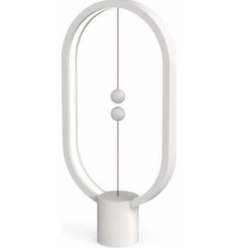Allocacoc Heng Balance Plastic - Διακοσμητική λάμπα με μαγνητικό διακόπτη Λευκό με Δώρο Τροφοδοτικό