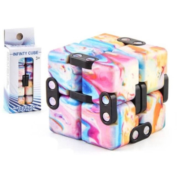 Ατέρμονας Κύβος Σχεδίων - Fidget Infinitive Cube Marble