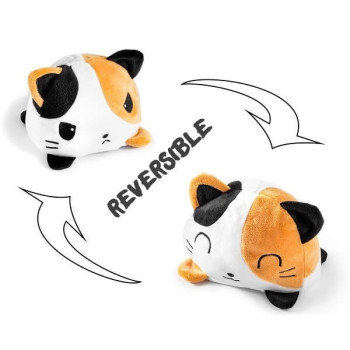 Λούτρινο Γατάκι που αλλάζει διάθεση - Reversible Kitten 13εκ Κάλικο